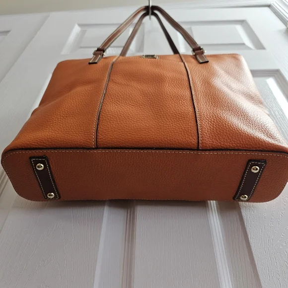 Dooney & Bourke Orange Lexington Tote - Picture 3 of 11